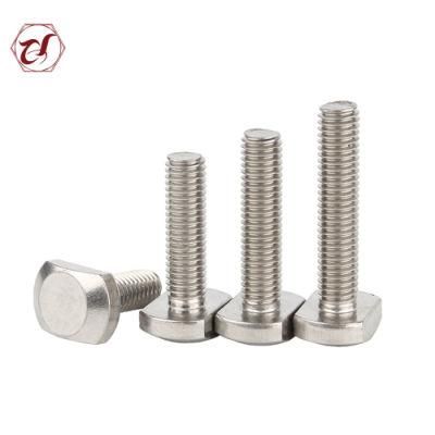 Full Thread Square Head T 304 Hammer Bolt A2 T Head Bolt