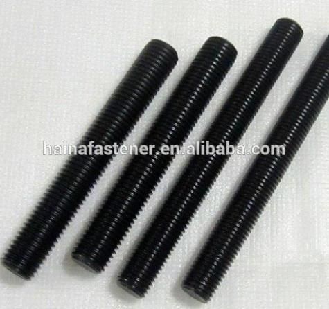 ASTM A193 B7 Black Carbon Steel Threaded Rod with Nut