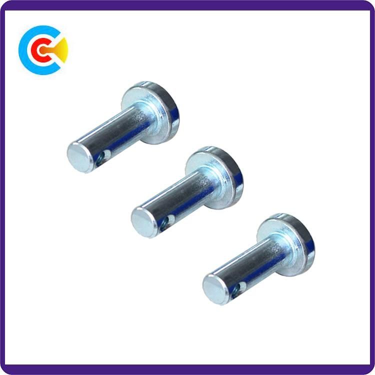 DIN/ANSI/BS/JIS Carbon-Steel/Stainless-Steel 4.8/8.8/10.9 Axis Pin for Bridge Railway/Machinery/Industry /Fasteners
