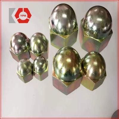 DIN 986 Carbon Steel Round Cap Nut with Nylon Insert
