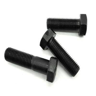 Black Grade10.9 - M14 - DIN933, 931 - Hex Bolt/Hexagon Head Bolt - Carbon Steel - B7/42CrMo