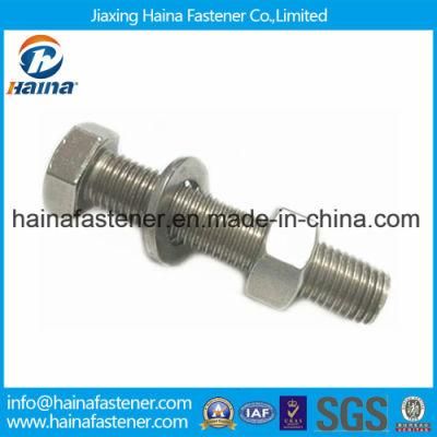 Ss304 Hex Bolt with Hex Nut and Washer