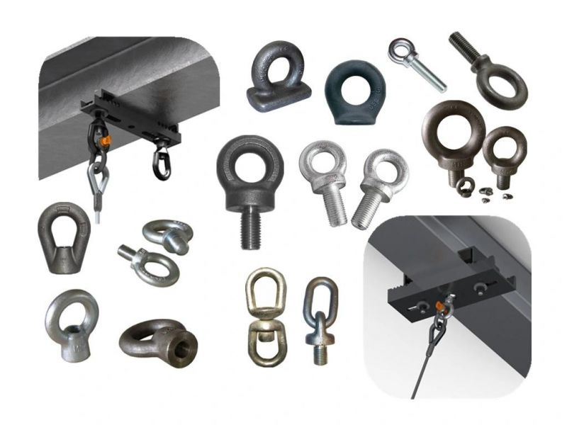 HDG Galv Self Color Hot Forged Eyebolt DIN580 Eye Bolt Stainless Steel Swing Bolt DIN444 Eye Bolts
