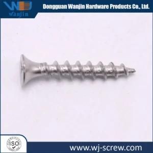 Chipboard Screw DIN7505 Pozi Drive Csk Head Yzp Yellow Zinc Plated Flat Head Screw