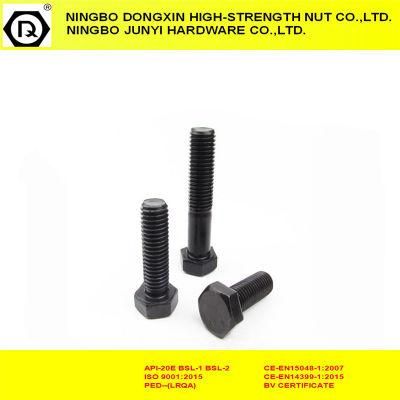 Black Fastener 12.9 Full Thread Hex Head Bolt DIN933