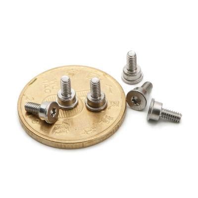 M2 Flat Thin Head Step Pivot Six-Lobe Torx Stainless Steel Shoulder Screw
