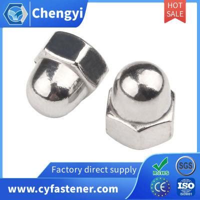 High Quality DIN1587 Stainless Steel SS304 Acorn Hex Dome Cap Nut