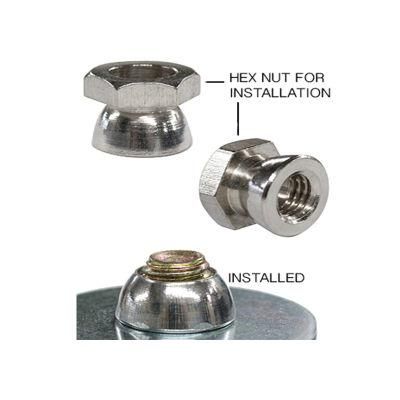 M8 Stainless Steel Anti Theft Twist Shear Breakaway Nut