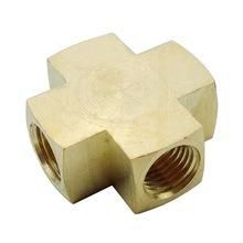 Wholesale High Quality Pn20 4 Ways Longrun Double Color Pn20 Brass Cross Fitting Pex Pipe Fitting Brass Cross