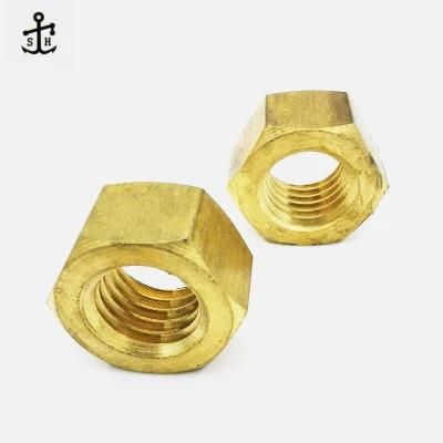 Special Fasteners Metric Coarse Thread, ISO 4032 Modified DIN 970 Brass Hexagon Nuts in China