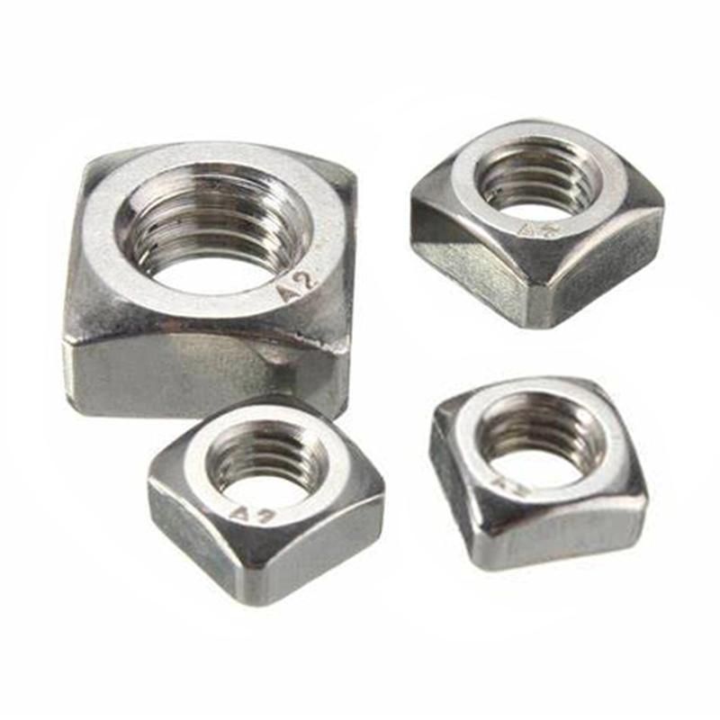 Stock ASME/ANSI B 18.2.2 Stainless Steel Square Nut