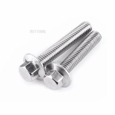 304 316 Stainless Steel Hexagon Flange Screws