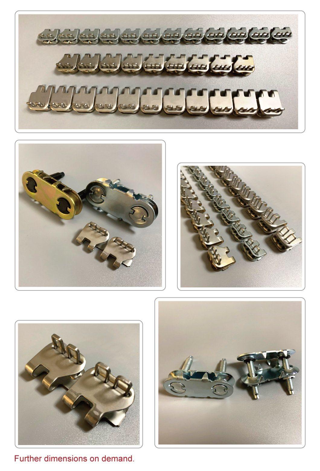 R2 R5 Rivet Hinged Belt Fastener for PVC/Pvg Conveyor Belt