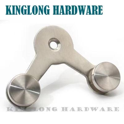 Stainless Steel Glass Hardware Staircase Handrail Fitting Swimming Pool Fence Glass Connector