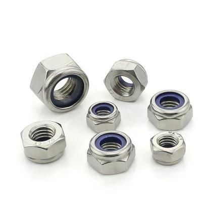 Ny Lock Nut Lock Nuts High Quality Factory Price DIN-985 DIN-982 Stainless Steel Hex Nylock Nut