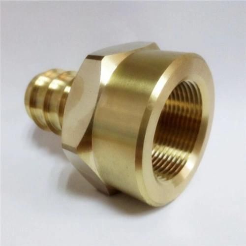 Pipe Fittings 1/4" Female NPT Brass Female Connection Nipple