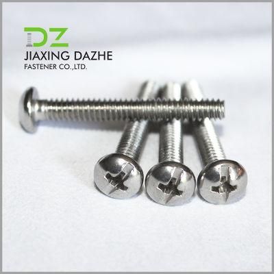 Stainless Steel Cross Recessed Round Head Machine Screws