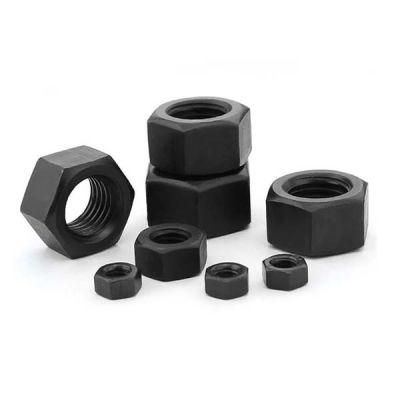 China Wholesale Custom Heavy Carbon Steel Stainless Black Insert Thin Hexagon Head Nut and Bolt DIN934 Galvanized M6 M5 Hex Nut