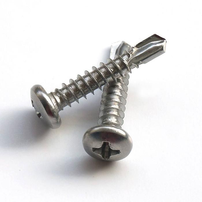Zinc Plated Cross Recessed Pan Head Self Drilling Screws