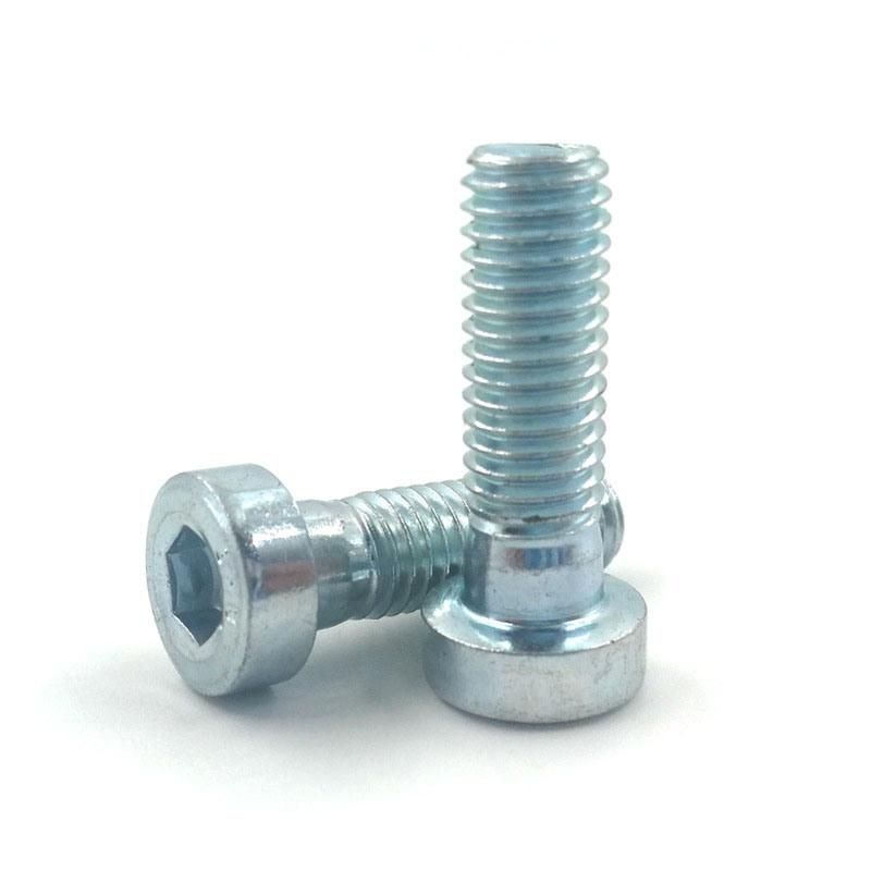 DIN6912 Hex Socket Thin Head Short Head Low Head Cap Screw. Carbon Steel. Zinc Plated. Galvanized