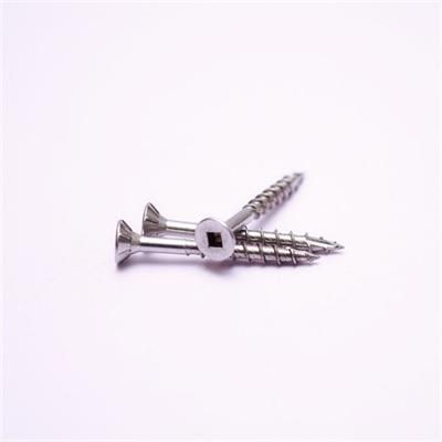 Flat Head Square Drive Wood Screw Type 17 Ss 304