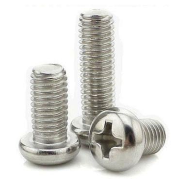 316 Stainless Steel Cross Pan Head Screw Machine Wire Round Head Cross Head Screw M2-M6