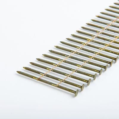 15 Degree Wire Collated Coil Nails for Nail Gun