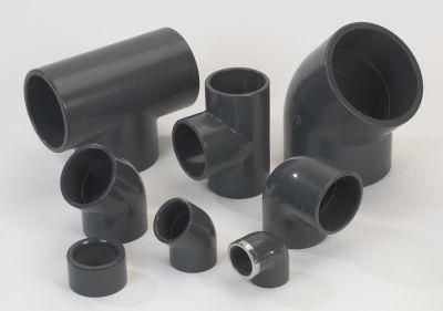 Black PVC Elbow Fittings for Construction Using