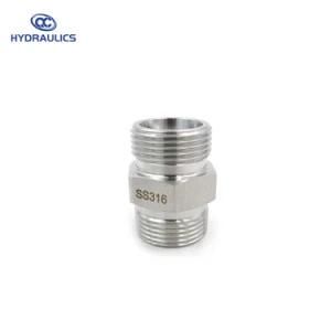 Stainless Steel DIN Union Straight Metric Male Tube Fittings