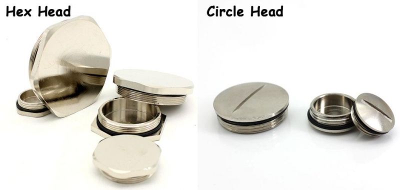 Nylon Screw Cap Nickel Plated Plug Stainless Steel Material