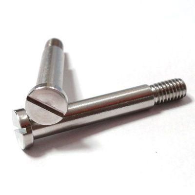 Ultra Low Cap Head Slotted 304 Stainless Steel Shoulder Screws
