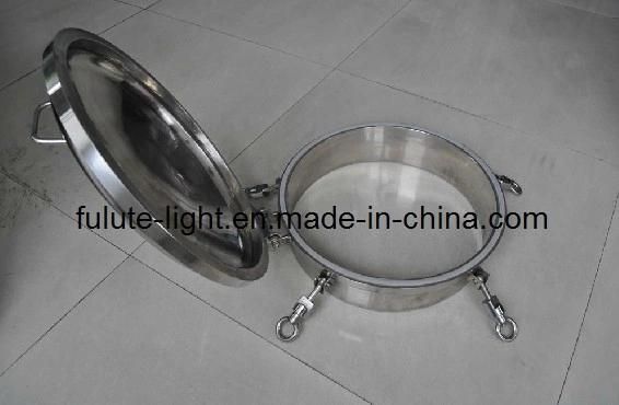 Hygienic Stainless Steel Tank Manway Cover with Sight Glass Manhole Cover