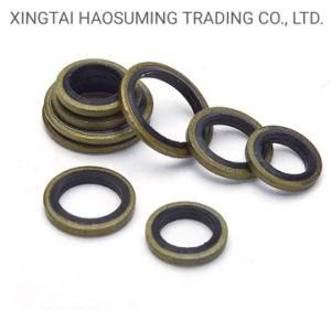 Metal Flat Ring Bonded Seal Washer Lining with NBR Fvmq Rubber