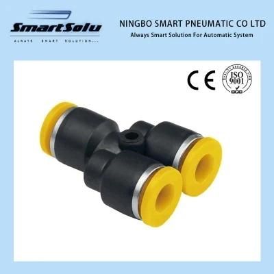 Pw Type Plastic Quick Connector Pneumatic One Touch Hose Combination &amp; Joint Fittings