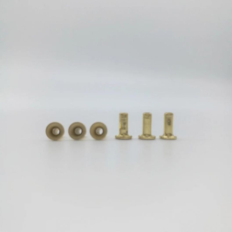 Nonstandard Copper Plated Hollow Rivet M2