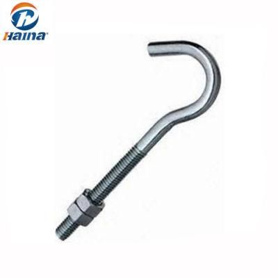 High Strength Hook Bolts J Bolts, Fastener Hook Bolt, M4/M6/M8