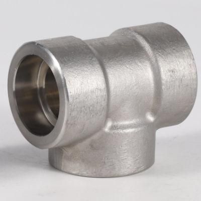 Tee De Acero Inoxidable Sw T-304L De 1 1/4&quot; 3000 Lb