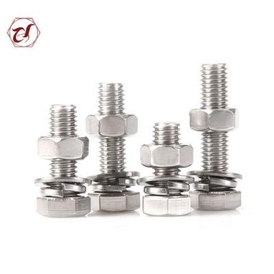 M12 Bolt Nut with Washer High Quality Stainless Steel Fastener
