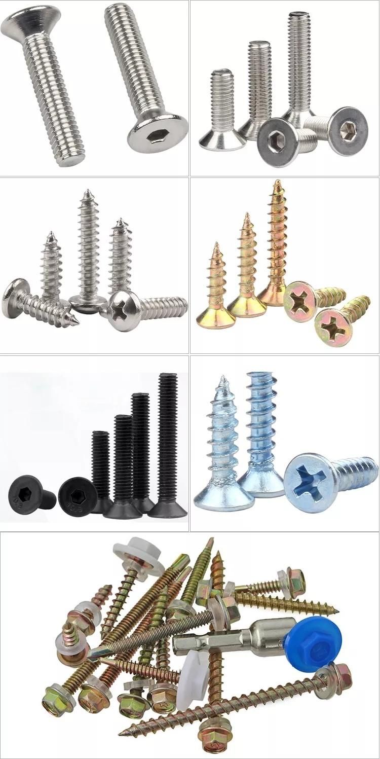 Yellow Color Zinc Plated High Quality Chipboard Screw Chipboard Screw