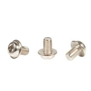 Stainless Steel Hexagon Socket Round/Button Head Bolt with Washer