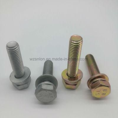 Hex Head Bolts and Spring Washers and Plain Washers Assemblies