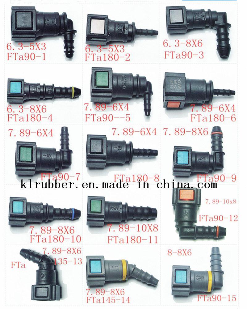 Automotive Water Line Pipe System Plastic Quick Coupler Connector