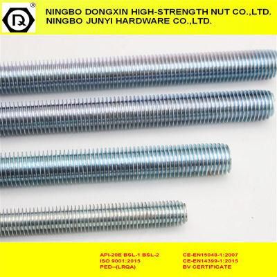 DIN975 Fasteners Full Threaded Rods with Zinc Plated