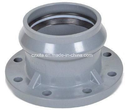 PVC Pn10 Faucet Flange with Rubber Ring Joint