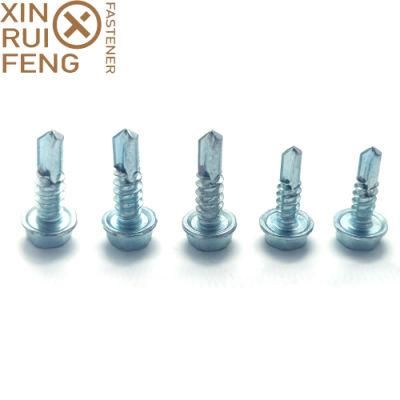 Hexagonal Head Self Drilling Nails Drill Point Machine Screw 3.5X19mm