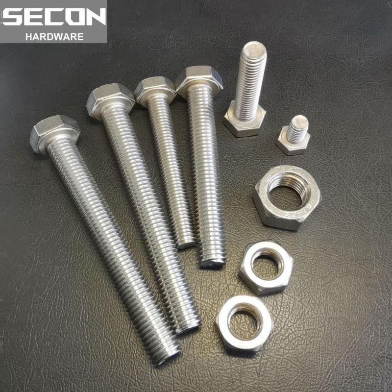 Carbon Steel/Stainless Steel Hexagon Head Bolt/Screw Bolt/Carriage Bolt/Hex Flange Bolt/Hex Heavy Bolt/Socket Head Cap Screw/Flat Square Head Stud Bolt with Nut