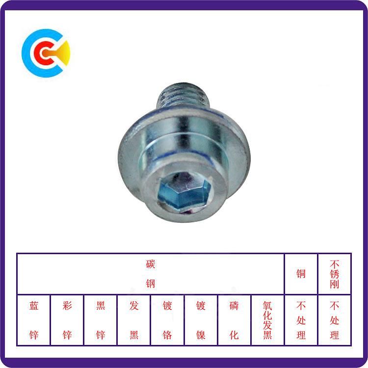DIN/ANSI/BS/JIS Carbon-Steel/Stainless-Steel Fillister/4.8/8.8/10.9 Galvanized Hexagon Socket Screw for Machinery/Industry