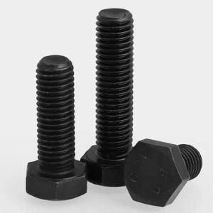 DIN558 Oxide Hexagon Head Bolts - Reduced Shank Product Grade 8.8