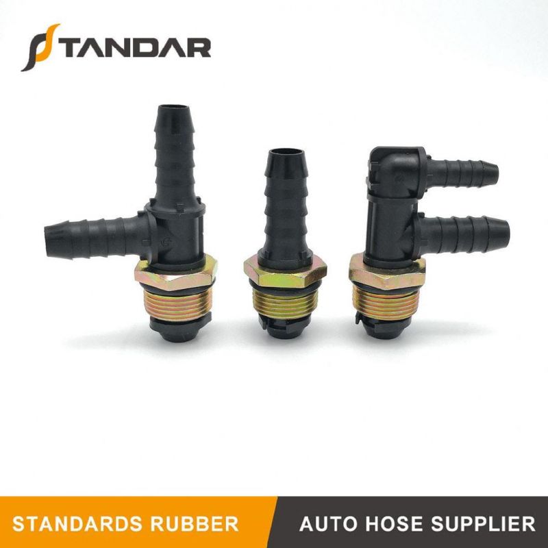 L Type Integral Push-in Air Brake Quick Connect Pneumatic Coupling Fittings