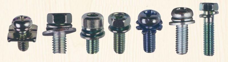 Carbon Steel Phillips/Torx/Slotted Truss Combined Screw